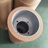 Rouleau en caoutchouc EPDM de 10 pouces avec noyau en aluminium, résistant au vieillissement et à la corrosion, pour décortiqueuse de riz paddy