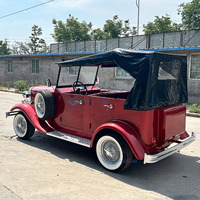 Véhicule de transport classique Jeep quatre places 48V, VTT à essence quatre roues et voiture de tourisme vintage à vendre.