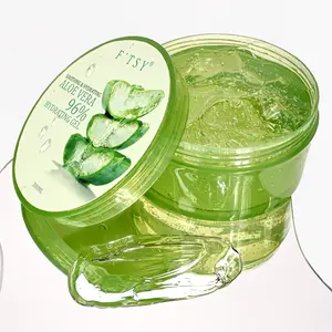 Bestseller individuelles LOGO 100 % Bio-Aloe vera Gesichthaargel peeling feuchtigkeitsspendendes Gel für alle Hauttypen