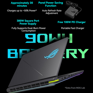 Portátil para Juegos ROG Strix Scar 18, Intel <span class=keywords><strong>Core</strong></span> <span class=keywords><strong>I9</strong></span>-<span class=keywords><strong>9980HK</strong></span>, Rtx 5070 Ti, Pantalla IPS de 18 Pulgadas 2.5K 240Hz, Teclado en Inglés, Windows 11 - Product Image 4