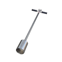 Équipement de test de haute qualité, échantillonneur de sol en acier inoxydable, échantillonneur de sol portable