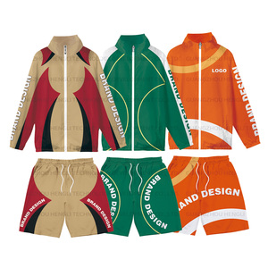 Completi personalizzati pantaloncini alla moda <span class=keywords><strong>giacca</strong></span> a vento da <span class=keywords><strong>uomo</strong></span> - Product Image 6