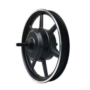 Motor de buje de rueda para bicicleta eléctrica de 48V 36V 350W 14 pulgadas BLDC con engranajes, de alta velocidad y potente - Product Image 2