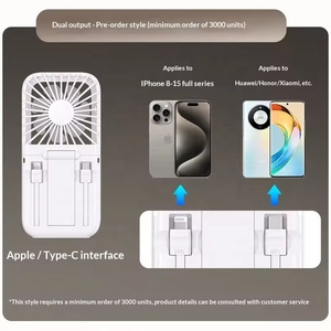 Mini ventilateur turbo portatif haute vitesse, petit ventilateur portable avec batterie longue durée de 3600 mAh, ventilateur de refroidissement puissant pour toutes les occasions - Product Image 4