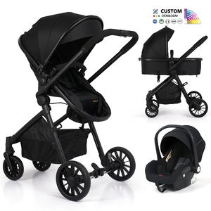Coches Para Bebes passeggino di lusso per bambino 4 in 1 Kinderwagen pieghevole bambino bambino passeggino carrozzina 3 in 1 con seggiolino auto - Product Image 1
