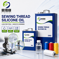 Huile de silicone lubrifiante pour fil à coudre industriel pour machines textiles à grande vitesse