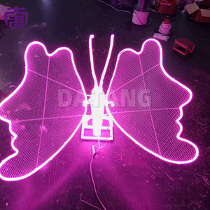 ไฟตกแต่งลายผีเสื้อแอลอีดีภูมิทัศน์ IP65สำหรับวันฮาโลวีนคริสต์มาสวันปีใหม่ของตกแต่งงานปาร์ตี้ที่บ้าน - Product Image 4