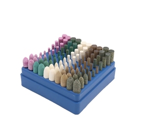 100 pièces assorties pointe montée meule tête roue caoutchouc cuir pointes de polissage ajustement <span class=keywords><strong>Dremel</strong></span> meuleuse électrique outil rotatif - Product Image 6