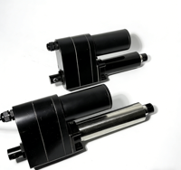 Pasokan Pabrik DC 12V 24V 48V Aktuator Linear Elektrik Motor Linear Langkah 150mm 250mm 350mm 450mm