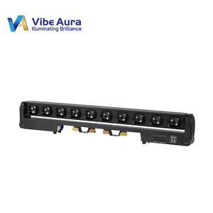 Projecteur LED 10x15W à Effet Stroboscopique, Fréquence Réglable, 4-en-1 RGBW, Tête Mobile, Lumière de Lavage DMX512, <span class=keywords><strong>Lentille</strong></span> Asphérique en Acrylique pour Boîte de Nuit - Product Image 1