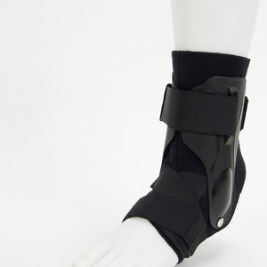 <b>Ankle</b> <b>Brace</b> Adjustable Nylon <b>Support</b> For Adults Unisex Black SMLXL Figure Eight Design - Product Image 1