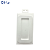 Plateau en pulpe moulée sur mesure 100 % biodégradable pour écouteurs Bluetooth TWS – Emballage électronique idéal en boîte de pulpe – Vente en gros