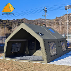 Fabricant <span class=keywords><strong>de</strong></span> tente gonflable en coton imperméable à <span class=keywords><strong>l</strong></span>'<span class=keywords><strong>air</strong></span> pour le camping, maison à ossature extérieure pour le glamping, tente d'hiver gonflable pour 10 à 12 personnes - Product Image 4