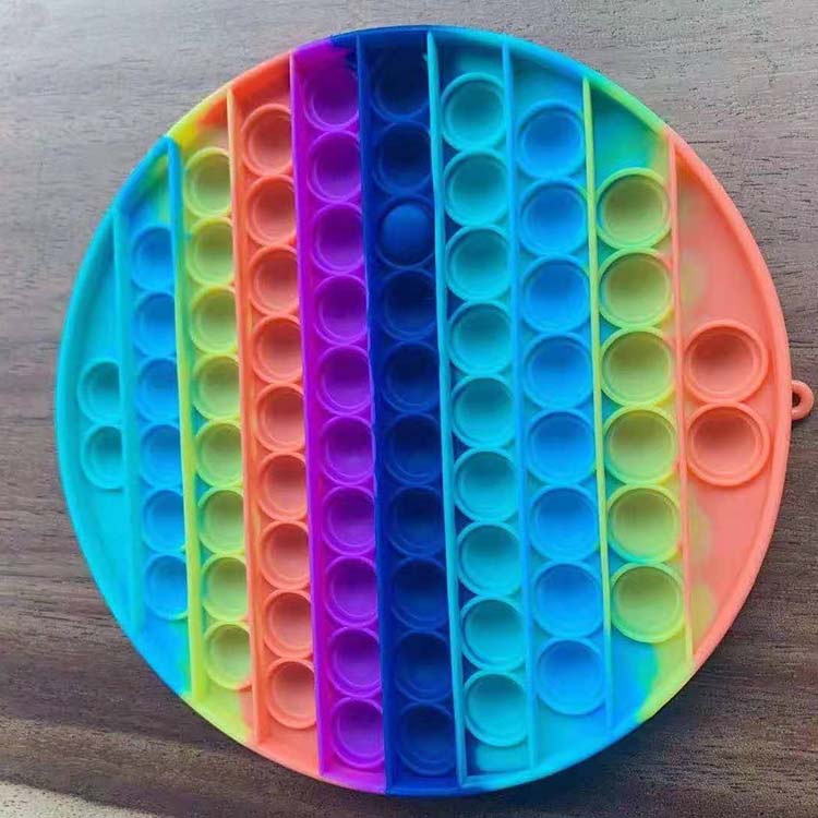 Новинка, игрушки-антистресс с большим пузырьком 20 см, 30 см, 40 см, Радужный попит