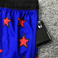 Short de basketball personnalisé à la mode pour hommes avec impression par sublimation