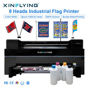 Imprimante industrielle de bannières et de drapeaux 8 têtes, toute nouvelle, impression recto-verso, haute vitesse, 2050 mm, 75 m²/h - Product Image 1