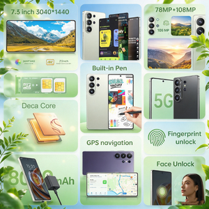 สมาร์ทโฟนรุ่นใหม่ S26 Ultra 5G ปี 2025 หน้าจอ 7.3 นิ้ว ความละเอียด 4K หน่วยความจำ 16GB+1TB ปลดล็อคแล้ว รองรับสองซิม ระบบปฏิบัติการ Android 15 เวอร์ชันสากล กล้อง 108MP - Product Image 2