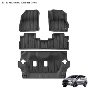 แผ่นปูท้ายรถเทอร์โบและเสื่อปูพื้นรถสำหรับ<span class=keywords><strong>2023</strong></span>-2025 <span class=keywords><strong>Xpander</strong></span> <span class=keywords><strong>CROSS</strong></span> RHD HEV แบบกำหนดเอง-กันน้ำและทนทาน - Product Image 1