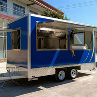 Camion Pizza Restauration Cuisine Mobile Barbecue Grill Remorque Alimentaire Four à Pizza Entièrement Équipé Food Truck À Vendre aux États-Unis