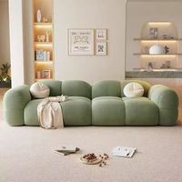 OEM ODM 3-Sitzer Samt-Sofa für Gewerbliche Nutzung Maßgefertigtes Hotel-Lobby-Innendesign-Projekt Direkt vom Hersteller Wohnzimmer-Sofagarnitur