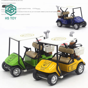 Modelo de carro de Golf HS escala 1 36, simulación de coche de choque de fundición a presión con 4 colores mezclados - Product Image 3
