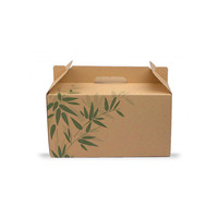 Caja de Cartón Corrugado Versátil con Asa, Tamaño Personalizado, Multiusos, para Empaque de Regalos, Ropa, Accesorios y Artículos Diarios