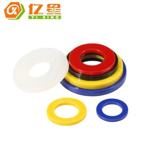 Rondelles en nylon de couleurs assorties, rondelles plates isolantes en plastique - Product Image 5