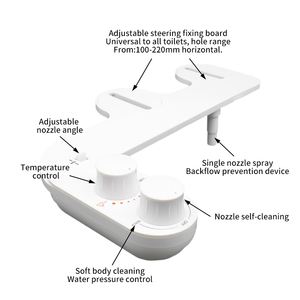 2023 Белый Регулируемый ручной распылитель для биде из АБС-пластика - Product Image 4