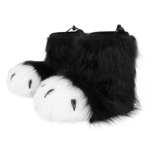 Bottes fourrées en forme de pattes <span class=keywords><strong>d</strong></span>'animaux pour femmes, pantoufles tendance, bottes duveteuses, chaussures à griffes de renard et <span class=keywords><strong>d</strong></span>'<span class=keywords><strong>ours</strong></span>, chaussures chaudes <span class=keywords><strong>d</strong></span>'hiver, accessoires de cosplay - Product Image 3