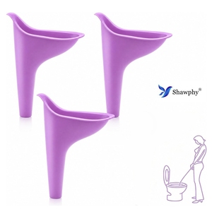 Dispositivo Urinario Femminile Riutilizzabile OEM, Imbuto per Urinare Pieghevole in Silicone per Campeggio, Viaggi e Emergenze - Product Image 1