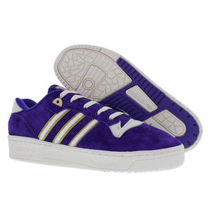 Zapatos Adidas Rivalry Low para hombre Color: Regal Purple/Cloud White/Team Sand 100% auténticos - Product Image 5