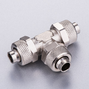 Peg TEE khớp nối ba cách nối mảnh ống nhanh chóng kết nối một cảm ứng không khí phụ kiện khí nén TEE phụ kiện - Product Image 6