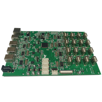 Conmutador USB Matrix PCBA de 16 Entradas y 4 Salidas, Conmutador USB con Pantalla LCD, Control Remoto LAN UART para Sistema de Gestión de Dispositivos Automatizados ODM