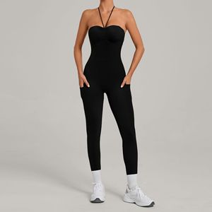 Mono de Yoga sin Mangas para Mujer, Verano, Ajustado, Sin Costuras, Ropa Deportiva, Sexy, Transpirable, con Tirantes Finos, Cuatro Direcciones, Venta al Por Mayor RUIQUWIN - Product Image 2