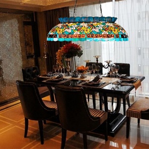 Lámpara Colgante de Vidrio con Diseño de Libélula de 41 Pulgadas, Lámpara de Araña de 4 Luces para Comedor y Salas de Billar, Incluye Tamaño Mediano - Product Image 5