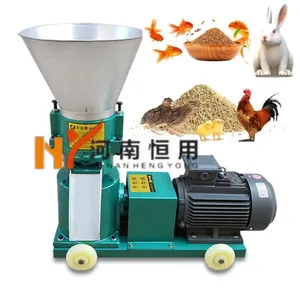 complete set of animal feed pellet production line/pet poultry forage granule making machine