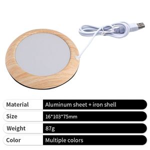 Coffee Milk Tea Water Cup Warmer Cup-Pad <b>Usb</b> Heating and Cooling Heated Coaster - Product Image 6