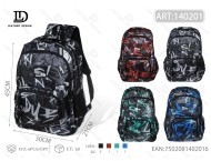 Zaino da Uomo in Tessuto Composito 20-35L con Chiusura a Cerniera, Casual per Tutte le Stagioni - Product Image 1