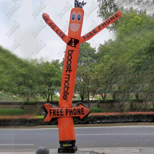Zhenmei Tubo Inflable al Aire Libre Hombre Bailarina de Aire Nuevo Diseño Ondeando Payaso Publicidad Globo <span class=keywords><strong>con</strong></span> Logo Incluye Soplador de Aire - Product Image 5