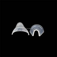 NADECO Formes d'extension en acrylique Stiletto Amande Formes d'ongles à double système, moules d'extension en gel pour ongles 12 tailles avec échelle