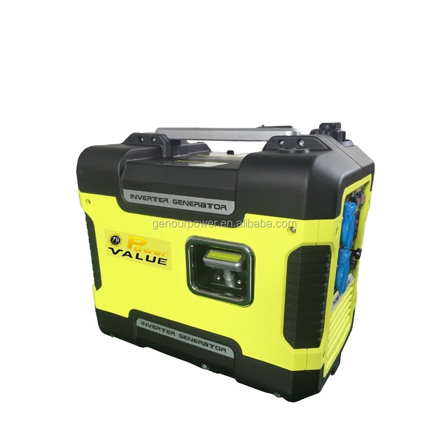 2kw 2kva 220v Portable Inverter Generator with Gasoline Fuel for Sale