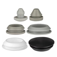 Gummi schnell montierte Schutzs pule Abdeckung Silikon ring Kunststoff runde Loch abdeckung Leder ring