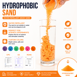 Sable Hydrophobe Incroyable, Jouet Scientifique DIY Étanche, Non Toxique, Jeu Sensoriel pour Enfants de 5 à 7 Ans, Certifié CPC CE - Product Image 1