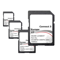 GPS-Navigation Offline-Navi für Nissan Connect 3 Mini-SD-Karte Plastik-Speicherkarte für Auto mit CID