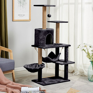<b>Cat</b> Scratching Post for the Wall Big <b>Large</b> <b>Cat</b> Scratcher Tree <b>Tower</b> Wooden <b>Cat</b> Tree House - Product Image 2