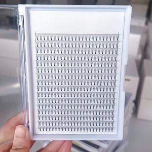 Ekstensi Bulu Mata Premade Fans Lashes Serat PBT Korea Hitam Tua 10D 384 Fans XXL Jumbo Trays Flourishing Lashes - Product Image 2