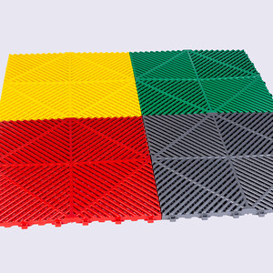 Huixin Car Wash Grid <b>Plastic</b> Drainage <b>Mat</b> 100x100cm For Garage <b>Floor</b> Protection - Product Image 5