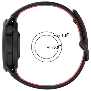 สายนาฬิกาซิลิโคนนิ่มสำหรับ coros <span class=keywords><strong>Pace</strong></span> 4 realme Watch5 <span class=keywords><strong>Xiaomi</strong></span> Watch5หัวเข็มขัดสแตนเลส - Product Image 6