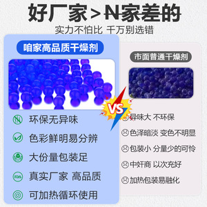 ซิลิกาเจลดูดความชื้น 500 กรัม บรรจุขวด เปลี่ยนสีได้ นำกลับมาใช้ใหม่ได้ สำหรับกระเป๋า รองเท้า หมวก อุปกรณ์อิเล็กทรอนิกส์ เม็ดดูดความชื้น - Product Image 1