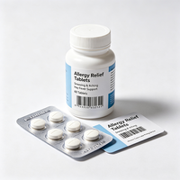 Étiquettes personnalisées OEM Haoxuan pour flacons de médicaments, autocollants en PET laminé mat, imperméables, avec code-barres, pour l'emballage de produits de santé